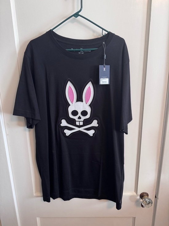 Psycho Bunny Other - Psycho Bunny Black Tee with White Logo
